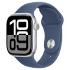 Умные часы Apple Watch Series 10 46mm Silver Aluminum Case with Sport Band Denim