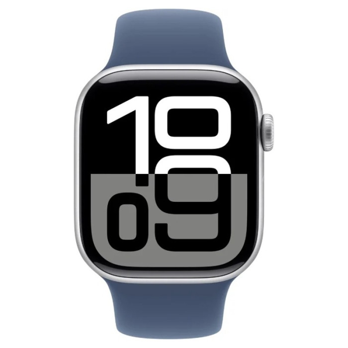 Умные часы Apple Watch Series 10 46mm Silver Aluminum Case with Sport Band Denim | Фото 2 из 3