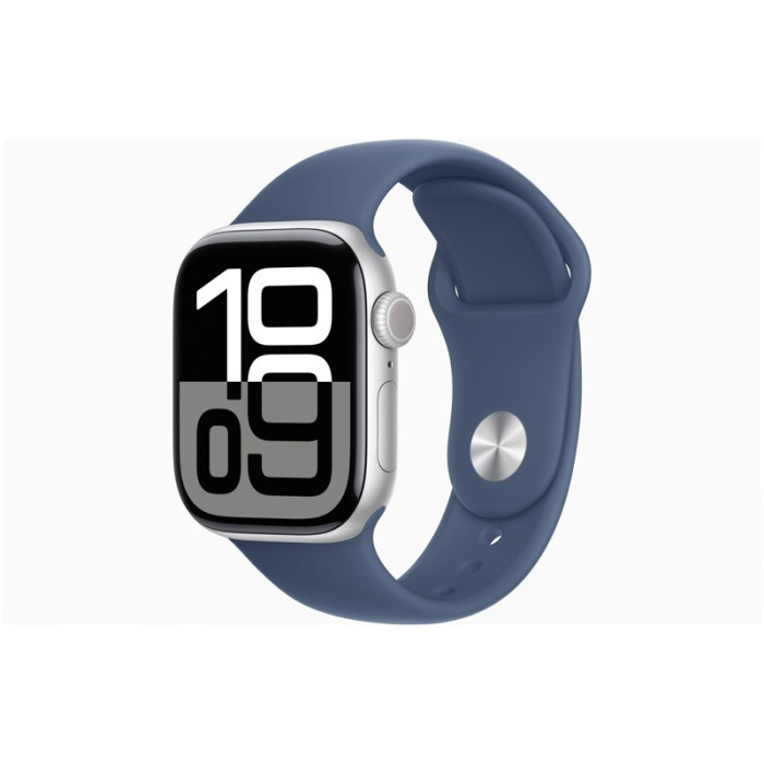 Умные часы Apple Watch Series 10 46mm Silver Aluminum Case with Sport Band Denim | Фото 3 из 3
