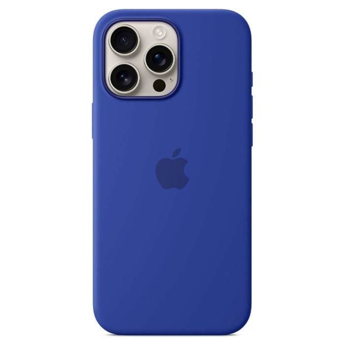 Чехол накладка Silicone Case для iPhone 16 Pro Max Темно Синий | Фото 1 из 1