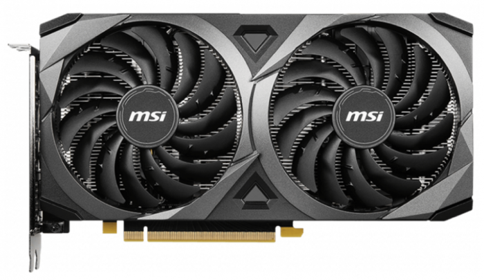 Видеокарта MSI (RTX 3060 VENTUS 2X 12G OC) GeForce RTX 3060 12GB VENTUS 2X OC LHR | Фото 1 из 1