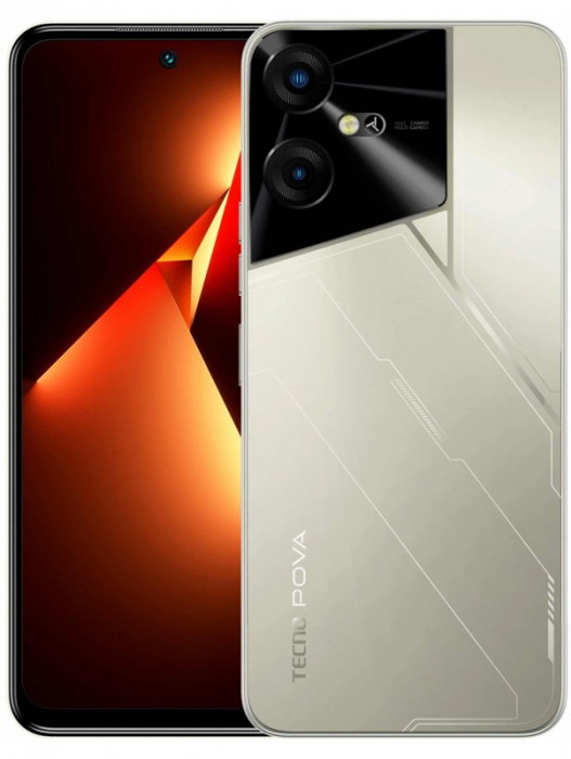 Смартфон Tecno Pova Neo 3 8/128GB Золотой (Amber Gold) EAC | Фото 2 из 10