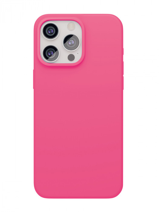 Чехол защитный VLP Aster Case с MagSafe для iPhone 15 Pro неоновый розовый | Фото 1 из 3