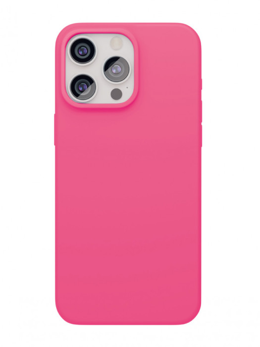 Чехол защитный VLP Aster Case с MagSafe для iPhone 15 Pro неоновый розовый | Фото 3 из 3