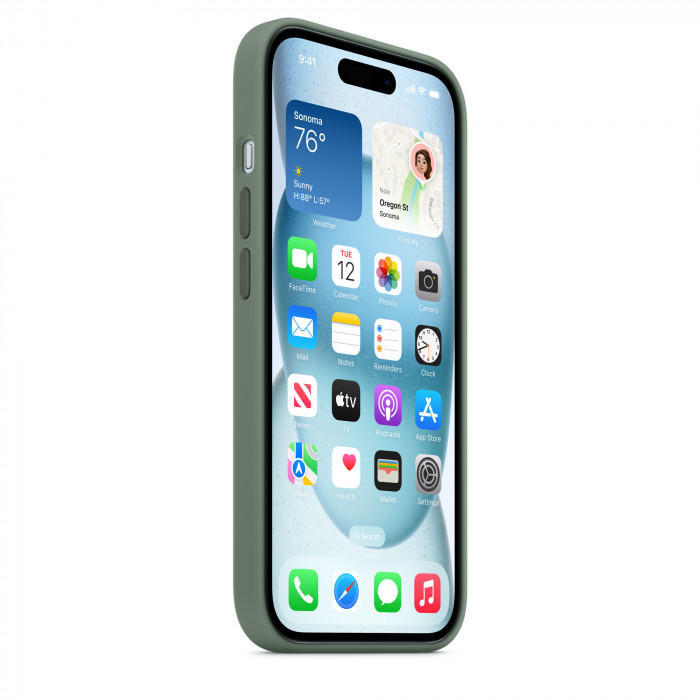 Чехол Silicone Case MagSafe для iPhone 15 Cypress | Фото 4 из 5