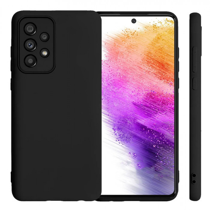 Чехол Silicone Cover для Samsung Galaxy A73 Черный | Фото 2 из 3