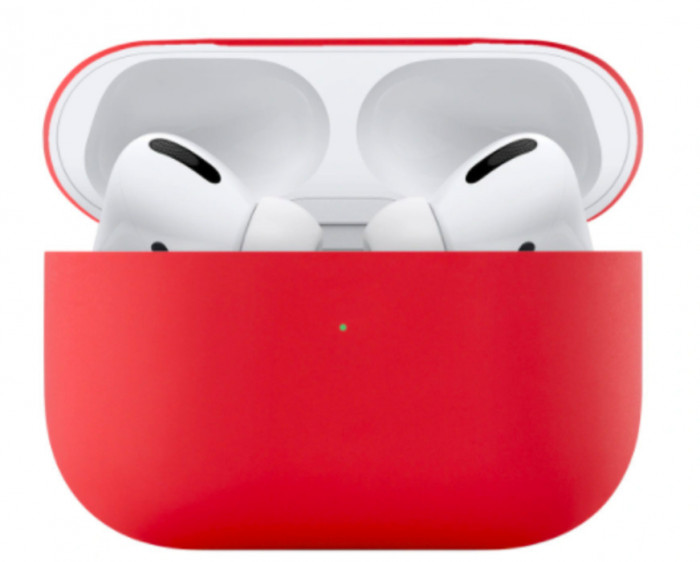Чехол Gurdini Liquid Silicone Protective Case для AirPods Pro 2 Красный | Фото 1 из 2