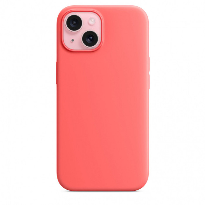 Чехол Silicone Case MagSafe для iPhone 15 Guava | Фото 1 из 5