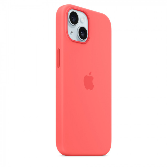 Чехол Silicone Case MagSafe для iPhone 15 Guava | Фото 3 из 5