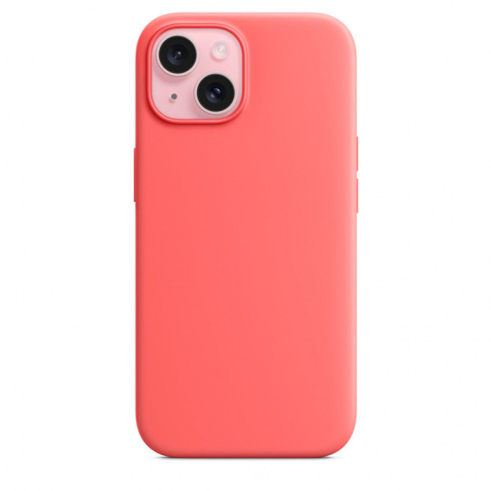 Чехол Silicone Case MagSafe для iPhone 15 Guava | Фото 5 из 5
