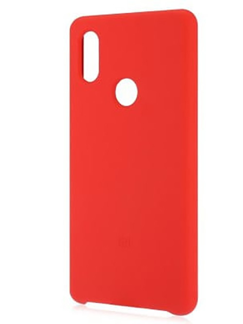 Чехол Silicone Cover для Xiaomi Mi 8 Красный | Фото 1 из 2