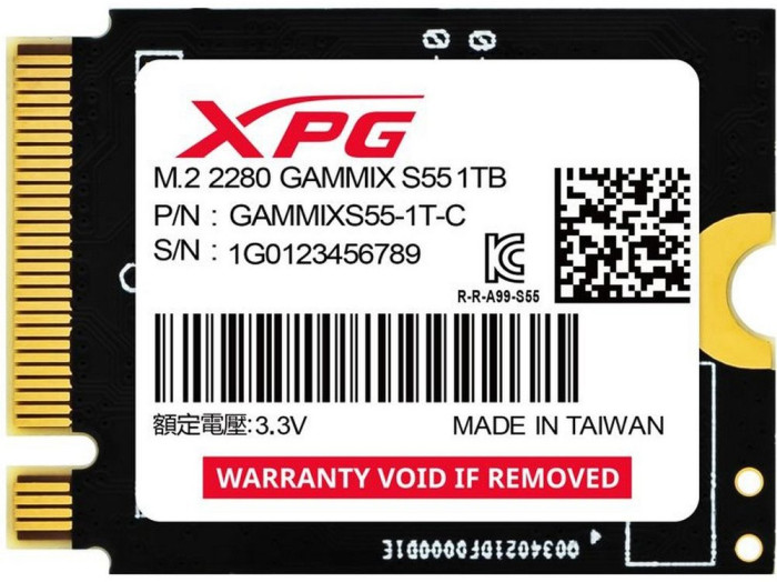 Накопитель SSD 1Tb ADATA XPG Gammix S55 (SGAMMIXS55-1T-C)