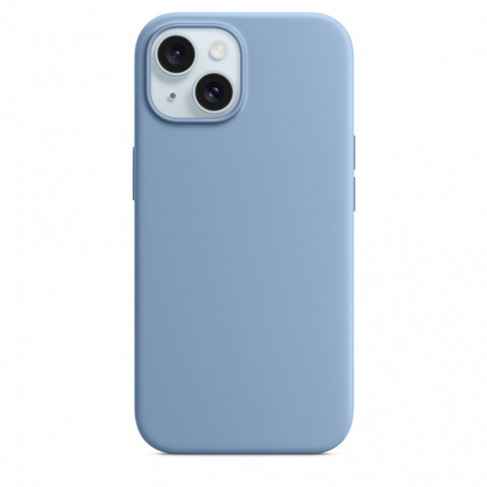 Чехол Silicone Case MagSafe для iPhone 15 Winter Blue | Фото 1 из 5