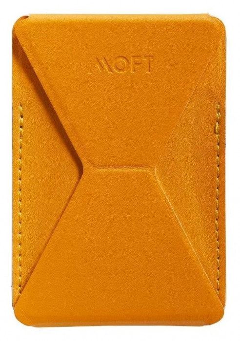 Подставка-кошелёк для телефона MOFT X Mini Phone Stand клейкая основа Желтый (Yellow) | Фото 1 из 3