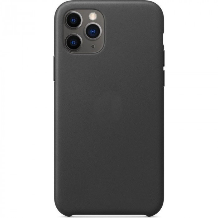 Чехол кожаный для iPhone 11 Pro Черный | Фото 1 из 2