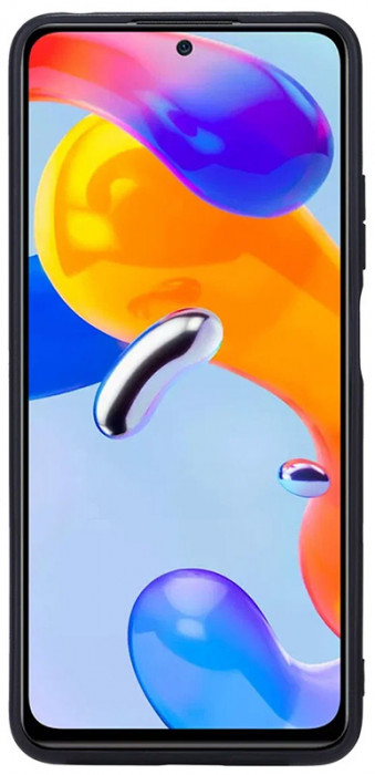 Чехол Silicone Cover для Redmi Note 11 Pro 4G Черный | Фото 2 из 6