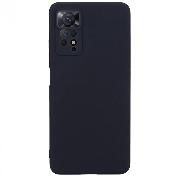 Чехол Silicone Cover для Redmi Note 11 Pro 4G Черный | Фото 1 из 6