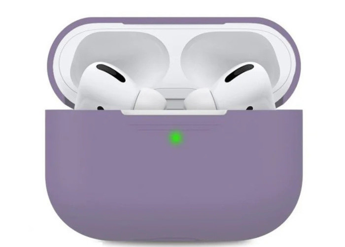 Чехол Gurdini Liquid Silicone Protective Case для AirPods Pro 2 Лавандовый | Фото 2 из 2