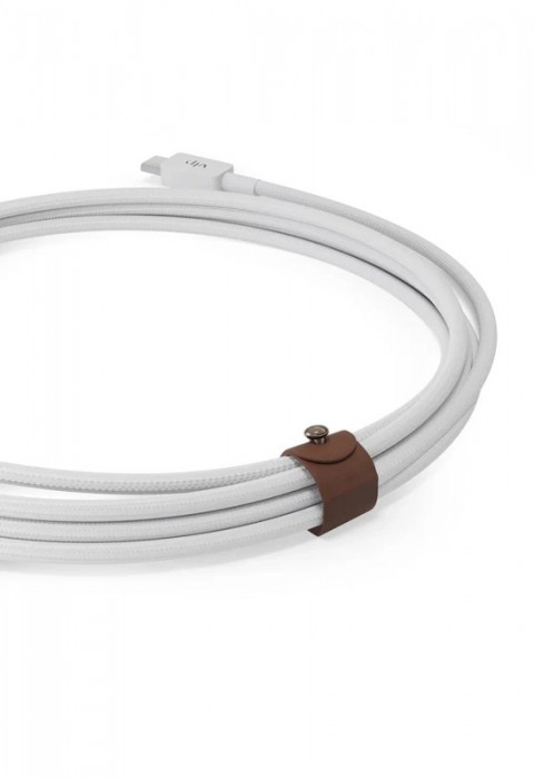Кабель VLP Nylon Cable USB C - USB C 1.2м белый | Фото 3 из 7