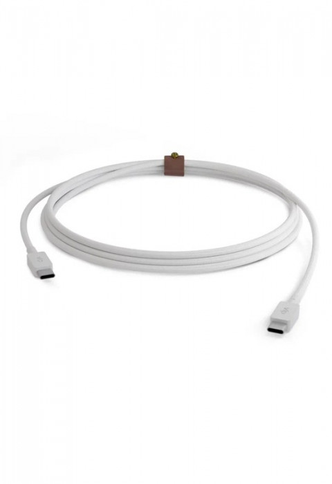 Кабель VLP Nylon Cable USB C - USB C 1.2м белый | Фото 4 из 7