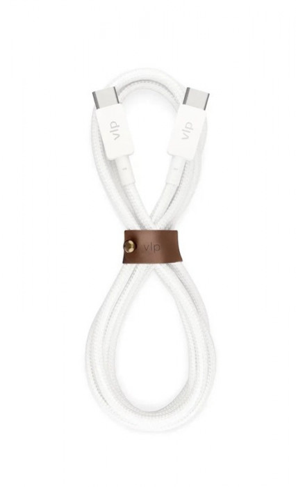 Кабель VLP Nylon Cable USB C - USB C 1.2м белый | Фото 7 из 7