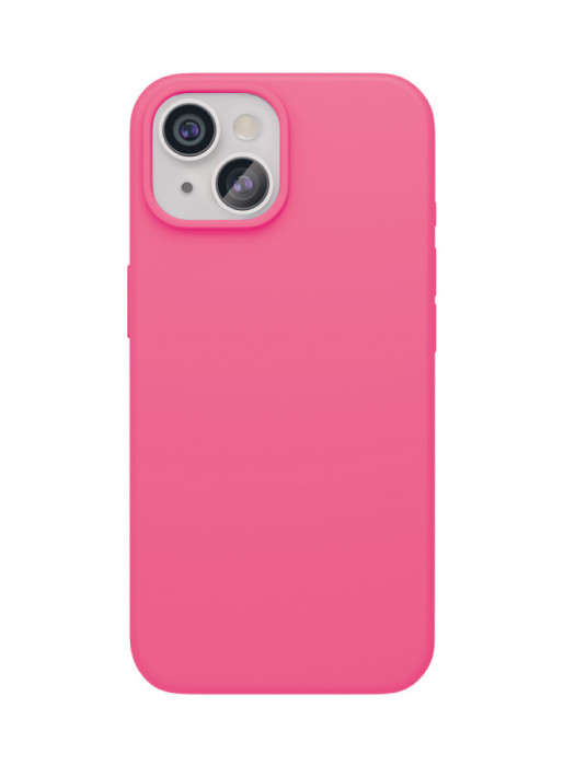 Чехол защитный VLP Aster Case с MagSafe для iPhone 15 неоновый розовый | Фото 3 из 3
