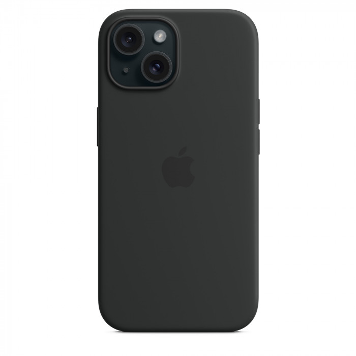 Чехол Silicone Case MagSafe для iPhone 15 Black | Фото 2 из 5