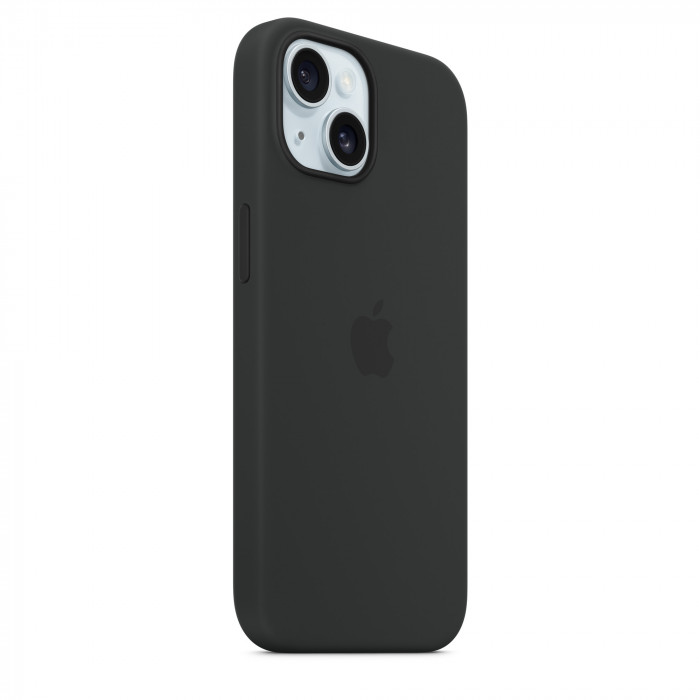 Чехол Silicone Case MagSafe для iPhone 15 Black | Фото 3 из 5
