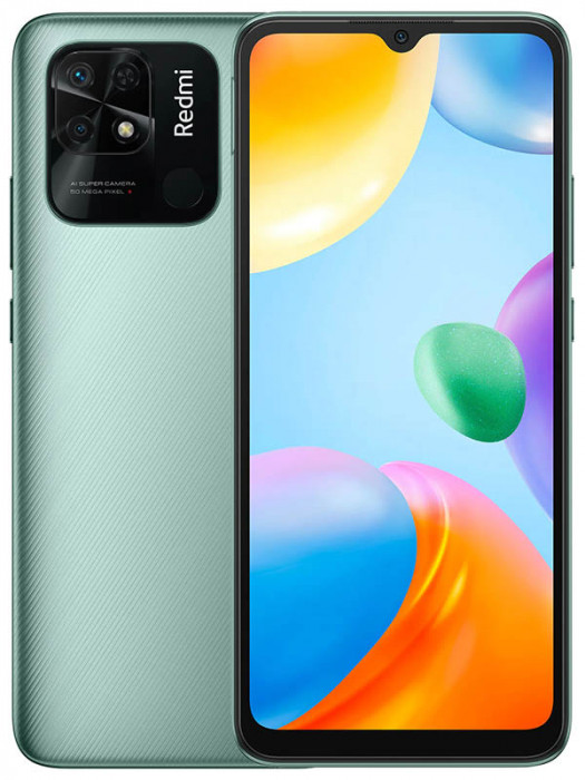Смартфон Xiaomi Redmi 10C 4/128GB Зеленый (Green) | Фото 1 из 4