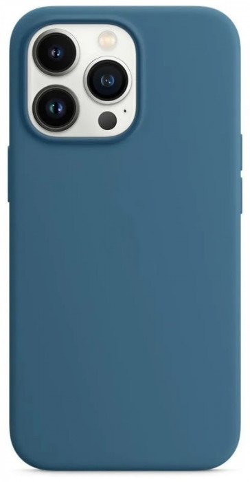 Чехол Silicone Case для iPhone 13 Pro Max Синий (Blue Jay) | Фото 2 из 2