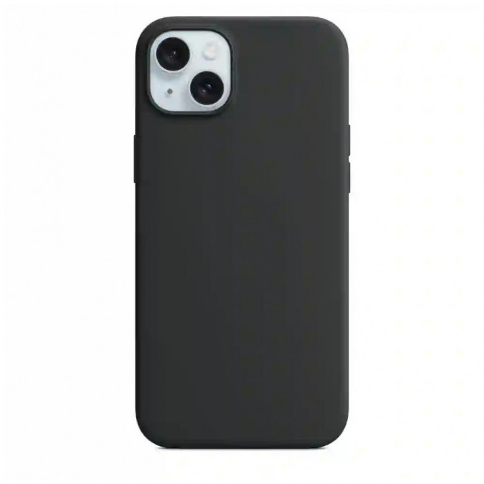 Чехол Silicone Case MagSafe для iPhone 15 Plus Black | Фото 3 из 3