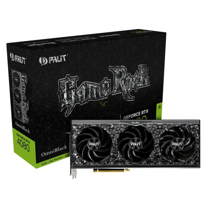 Видеокарта NVIDIA GeForce RTX 4080 Palit GameRock OmniBlack 16Gb (NED4080019T2-1030Q) | Фото 11 из 11
