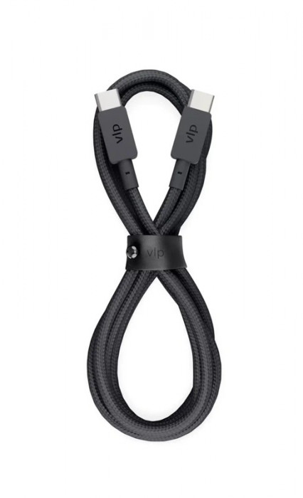 Кабель VLP Nylon Cable USB C - USB C 1.2м черный | Фото 1 из 6