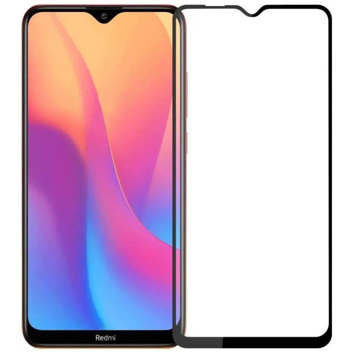 Защитное 3D стекло для Xiaomi Redmi 8A Black | Фото 2 из 2