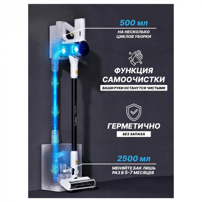 Пылесос вертикальный Lydsto H4 Self-Dust | Фото 7 из 19