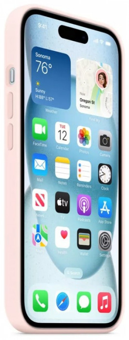 Чехол Silicone Case MagSafe для iPhone 15 Plus Light Pink | Фото 3 из 7