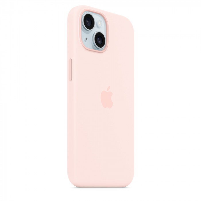 Чехол Silicone Case MagSafe для iPhone 15 Plus Light Pink | Фото 5 из 7
