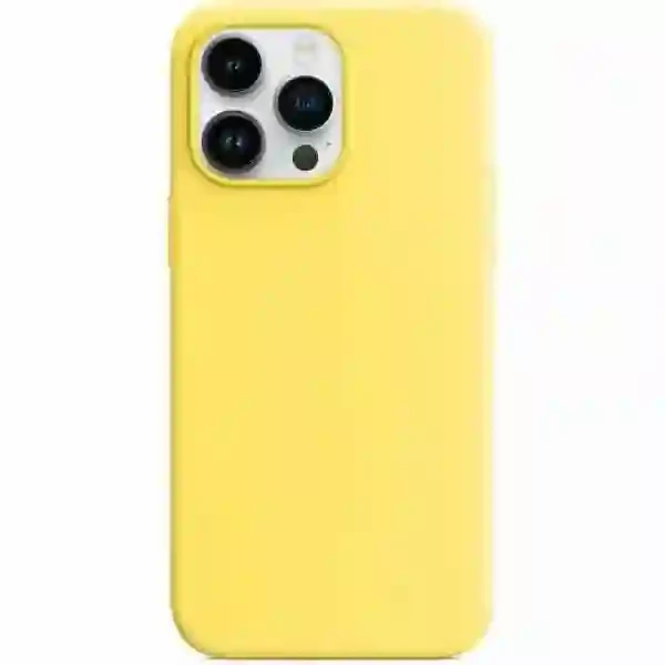Чехол Silicone Case with Magsafe для iPhone 14 Pro Желтый (Canary Yellow) | Фото 1 из 1