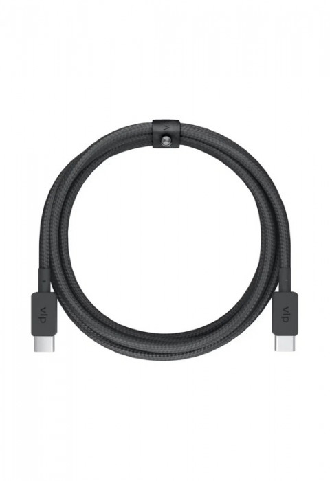 Кабель VLP Nylon Cable USB C - USB C 60W 2м черный | Фото 1 из 4