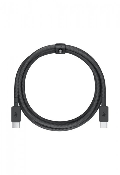 Кабель VLP Nylon Cable USB C - USB C 60W 2м черный | Фото 4 из 4
