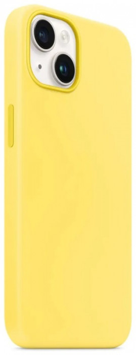 Чехол Silicone Case with Magsafe для iPhone 14 Желтый (Canary Yellow) | Фото 2 из 4
