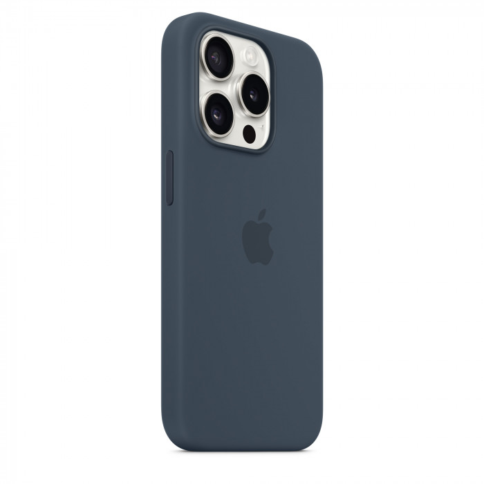 Чехол Silicone Case MagSafe для iPhone 15 Pro Strom Blue | Фото 3 из 5
