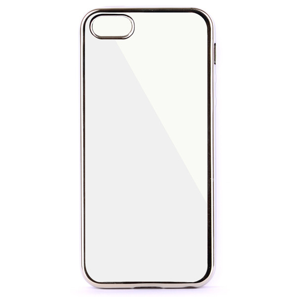 Чехол-накладка силиконовая для iPhone 6/6s с зеркальной рамкой | Фото 1 из 2