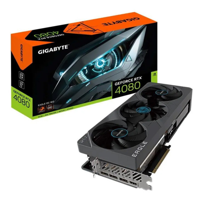 Видеокарта NVIDIA GeForce RTX 4080 Gigabyte OC 16Gb (GV-N4080EAGLE OC-16GD) | Фото 10 из 10