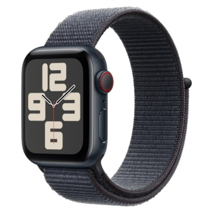 Умные часы Apple Watch SE 2024 44mm Aluminum Case with Sport Loop Черный | Фото 1 из 1