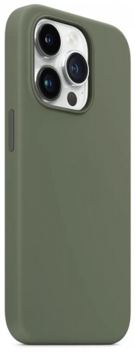 Чехол Silicone Case для iPhone 14 Pro Темно Зеленый (Olive) | Фото 2 из 4