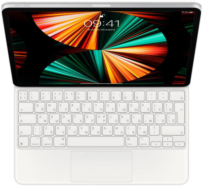 Клавиатура Apple Magic Keyboard для iPad Pro 12,9 (4-го, 5-го и 6-го поколения) Белый (MJQL3) | Фото 6 из 6