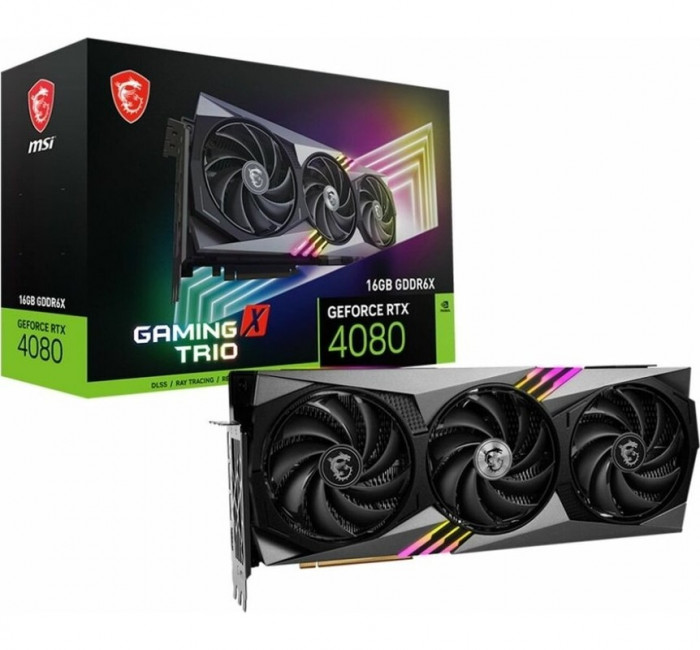 Видеокарта MSI RTX4080 16GB GAMING X TRIO | Фото 1 из 8