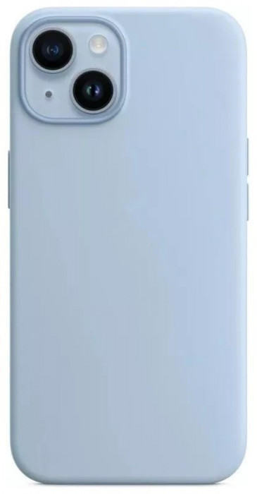 Чехол Silicone Case with Magsafe для iPhone 14 Голубой (Sky) | Фото 4 из 4