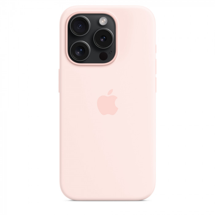 Чехол Silicone Case MagSafe для iPhone 15 Pro Light Pink | Фото 2 из 5